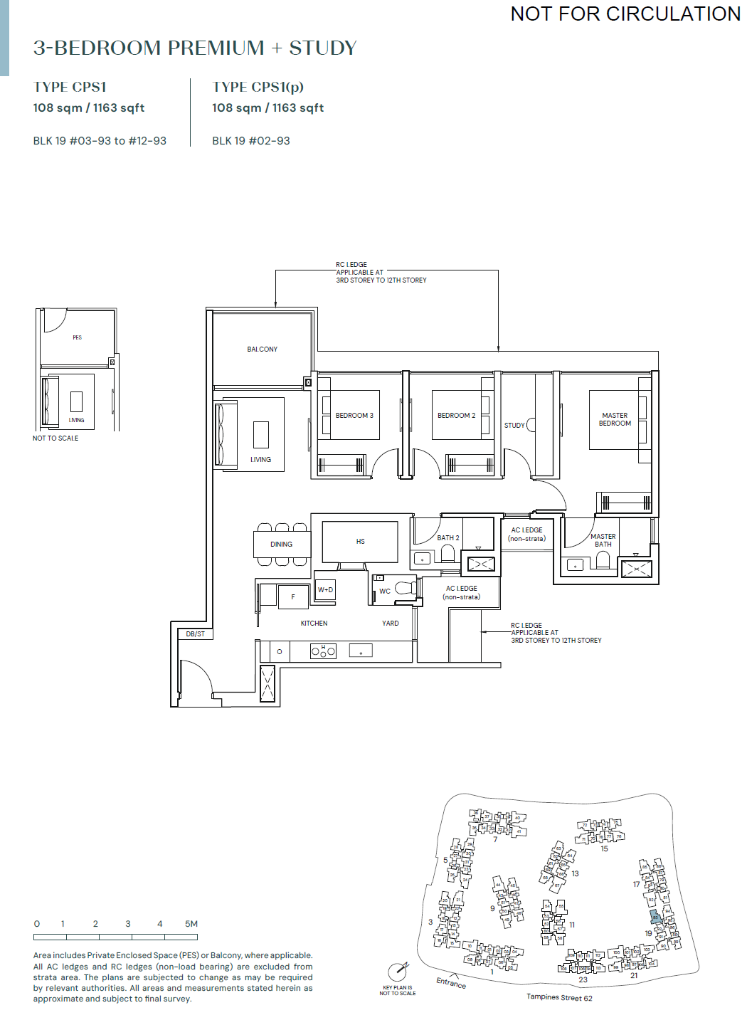 Parktown Residence 1 Bedroom Floor Plan 14