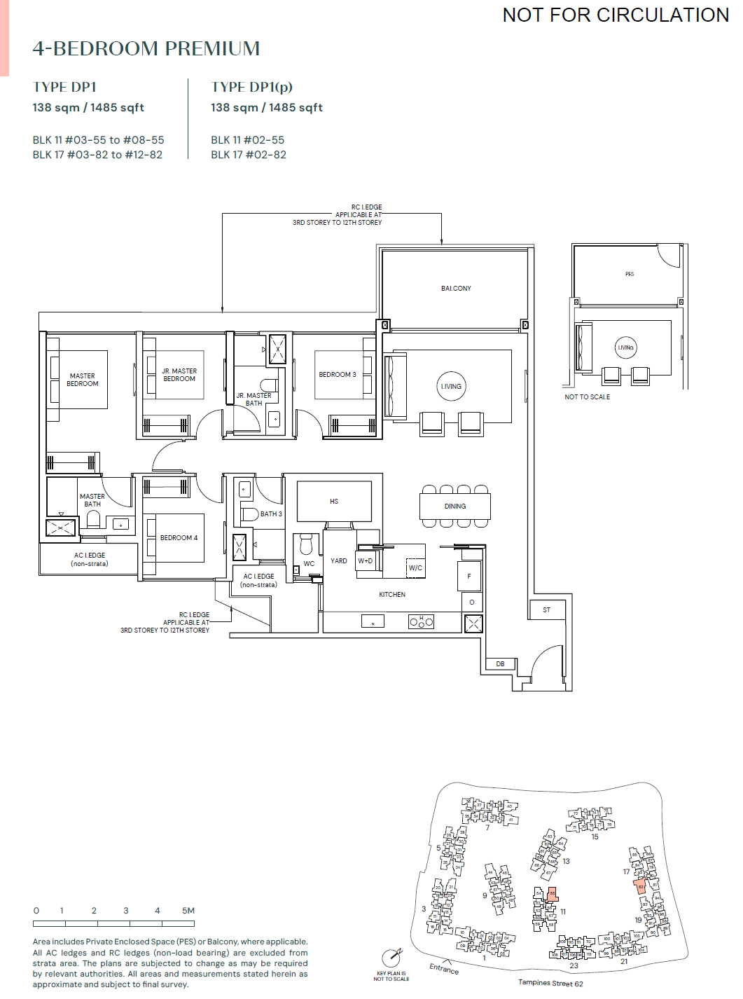 Parktown Residence 1 Bedroom Floor Plan 19